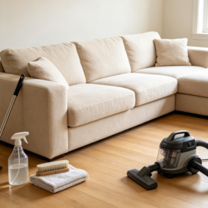 Whole House Fabric Sofa Basic Deep Cleaning Service