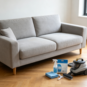 Upholstered Sofa Cleaning Service for Rental Move-ins/Move-outs