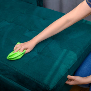 Spot Cleaning Service for Velvet and Woven Fabric Sofas
