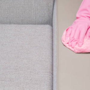 Mixed-Material Sofa Edge and Detail Cleaning Service
